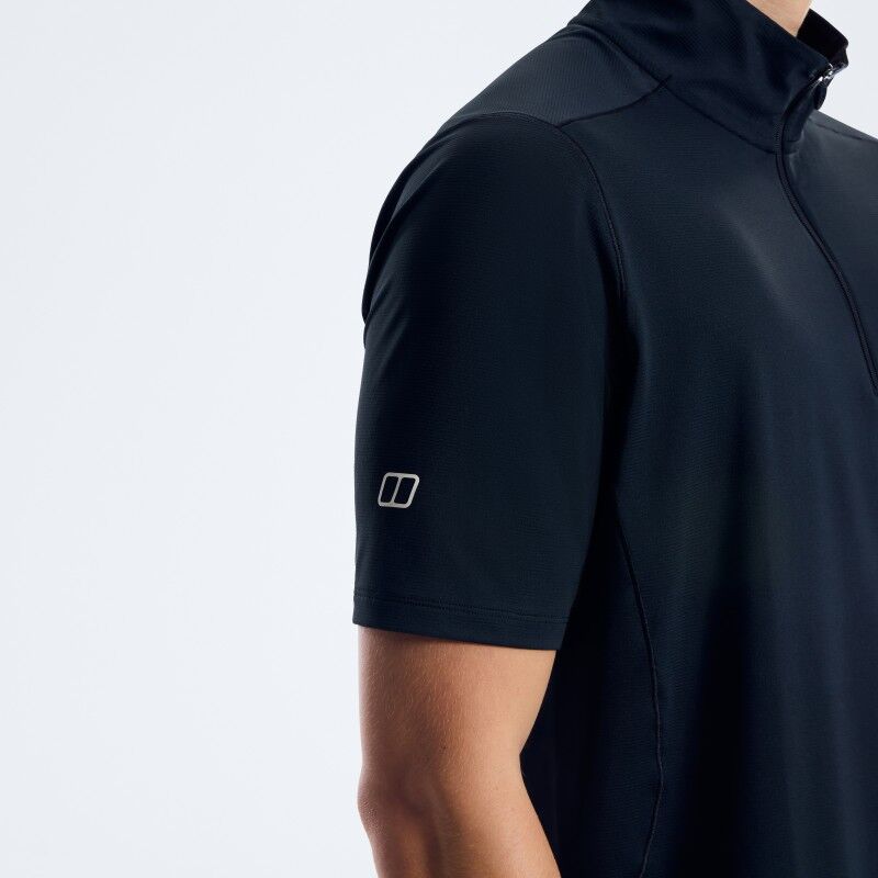 Berghaus Bowburn Half Zip Tech Tee - Pánské triko | Hardloop