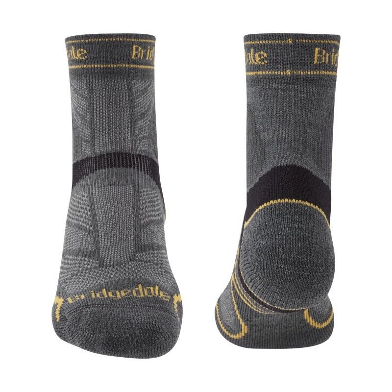 Bridgedale Trail Run Lightweight T2 Merino Sport 3/4 Crew - Løbesokker - Herrer | Hardloop