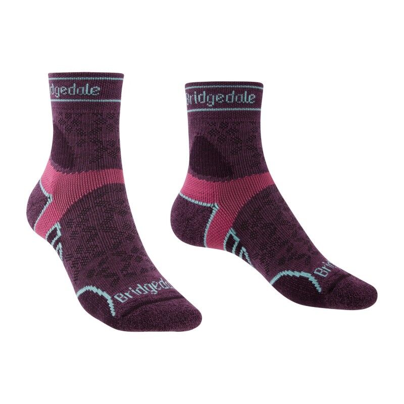 Trail Run Lightweight T2 Merino Sport 3/4 Crew - Juoksusukat - Naiset