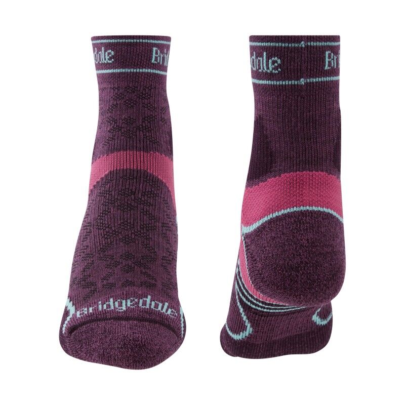 Bridgedale Trail Run Lightweight T2 Merino Sport 3/4 Crew - Skarpety do biegania damskie | Hardloop
