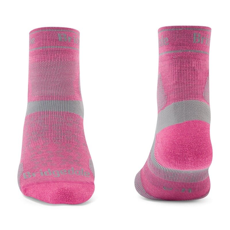 Bridgedale Trail Run Ultralight T2 Merino Sport 3/4 Crew - Juoksusukat - Naiset | Hardloop