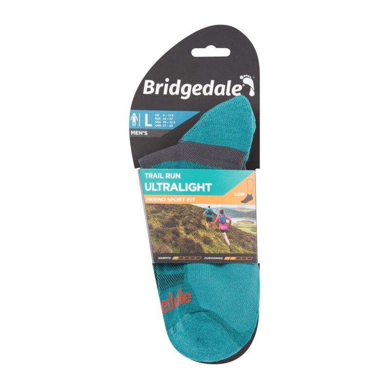 Bridgedale Trail Run Ultralight T2 Merino Sport Low - Calcetines trail running - Hombre | Hardloop