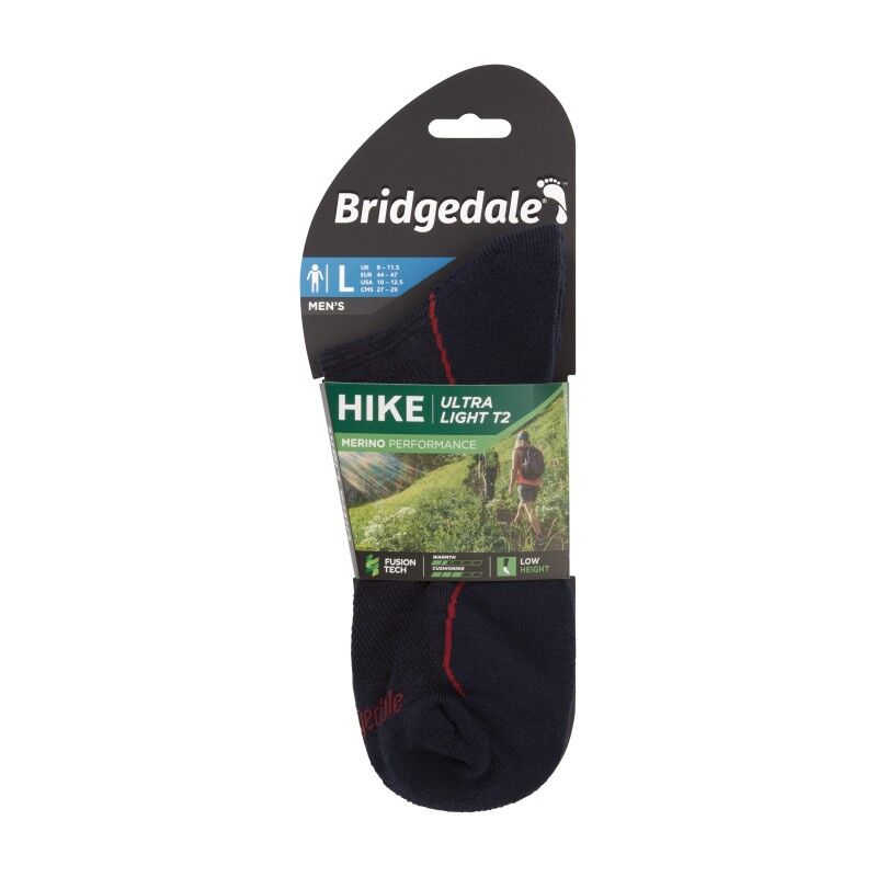 Bridgedale Hike Ultralight Merino Performance Low - Skarpety trekkingowe meskie | Hardloop
