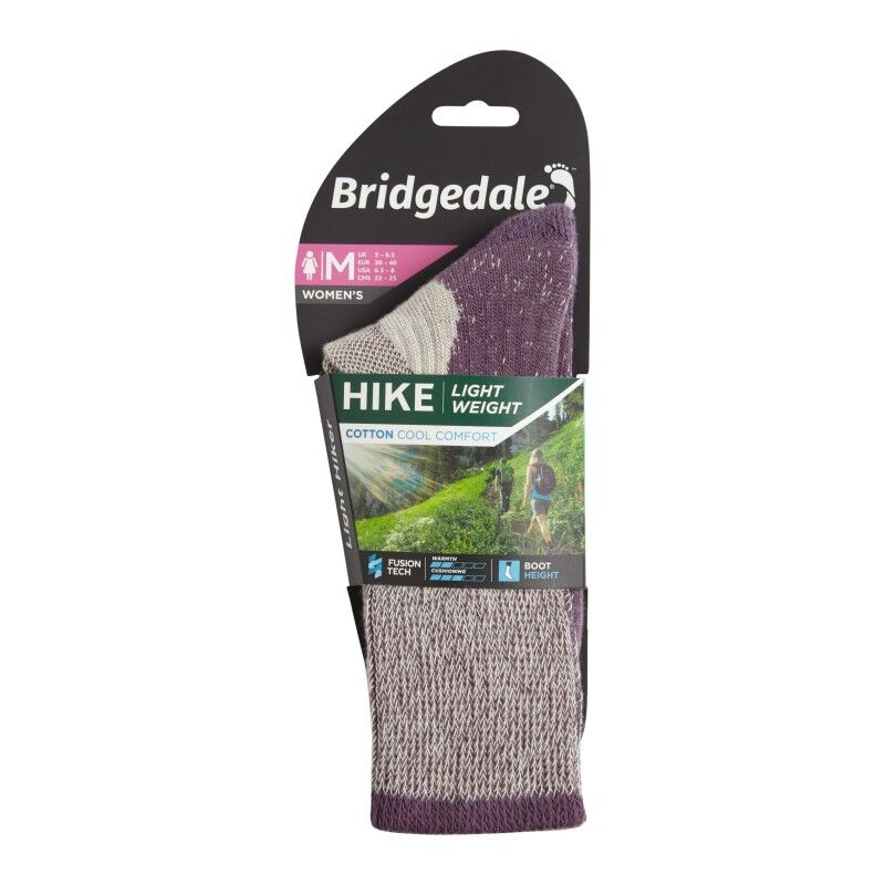 Bridgedale Hike Lightweight Cotton Comfort Boot Original - Hiking socks - Women's | Hardloop