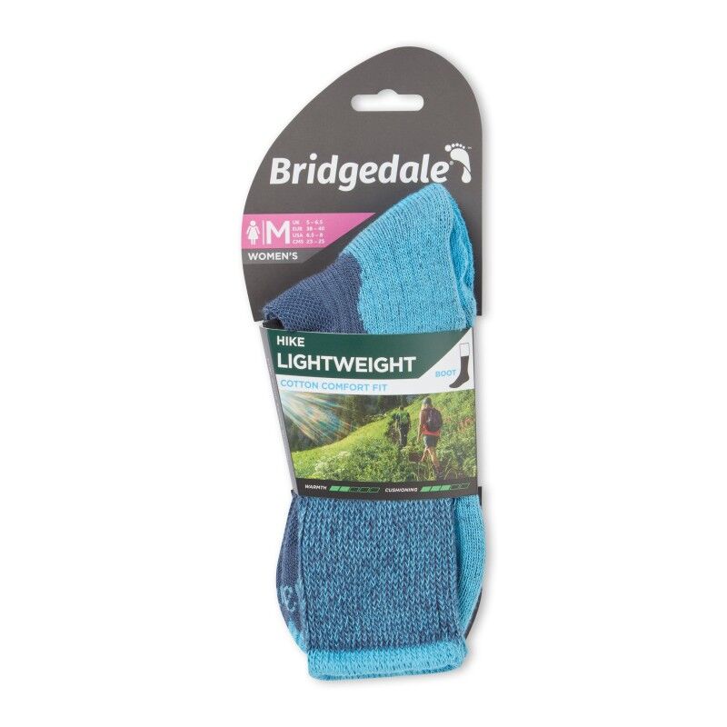 Bridgedale Hike Lightweight Cotton Comfort Boot Original - Chaussettes randonnée femme | Hardloop