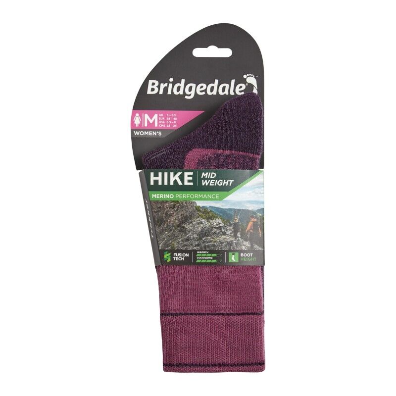 Bridgedale Hike Midweight Merino Performance Boot - Hiking socks - Women's | Hardloop