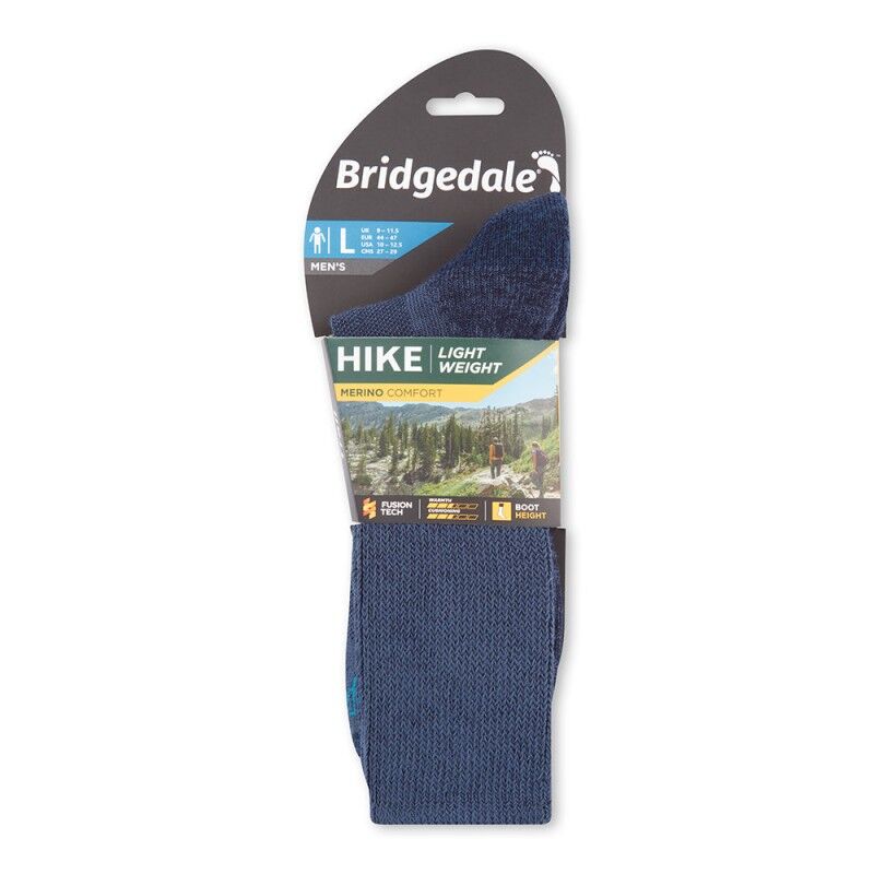 Bridgedale Hike Lightweight Comfort Boot - Vandringsstrumpor - Herr | Hardloop