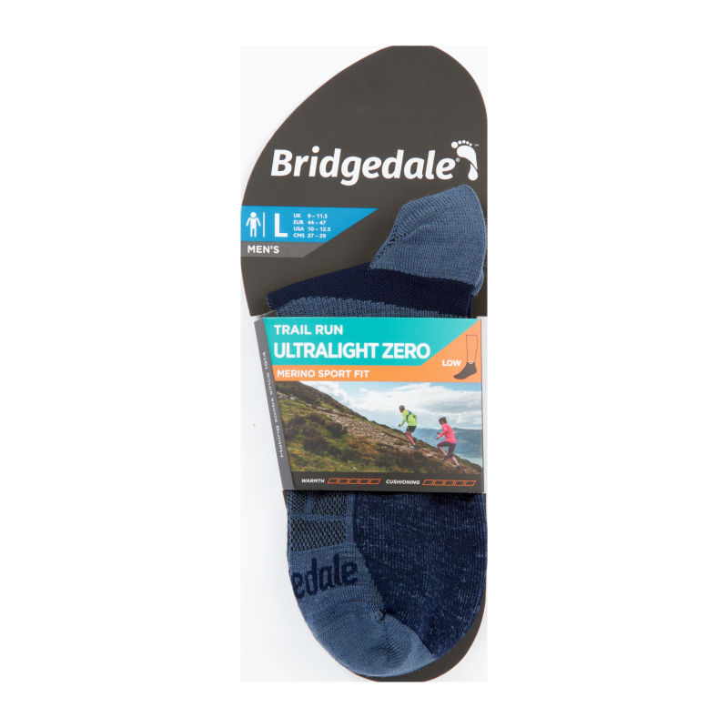 Bridgedale Trail Run Ultralight Zero Merino Sport Fit Low - Calze trail running - Uomo | Hardloop