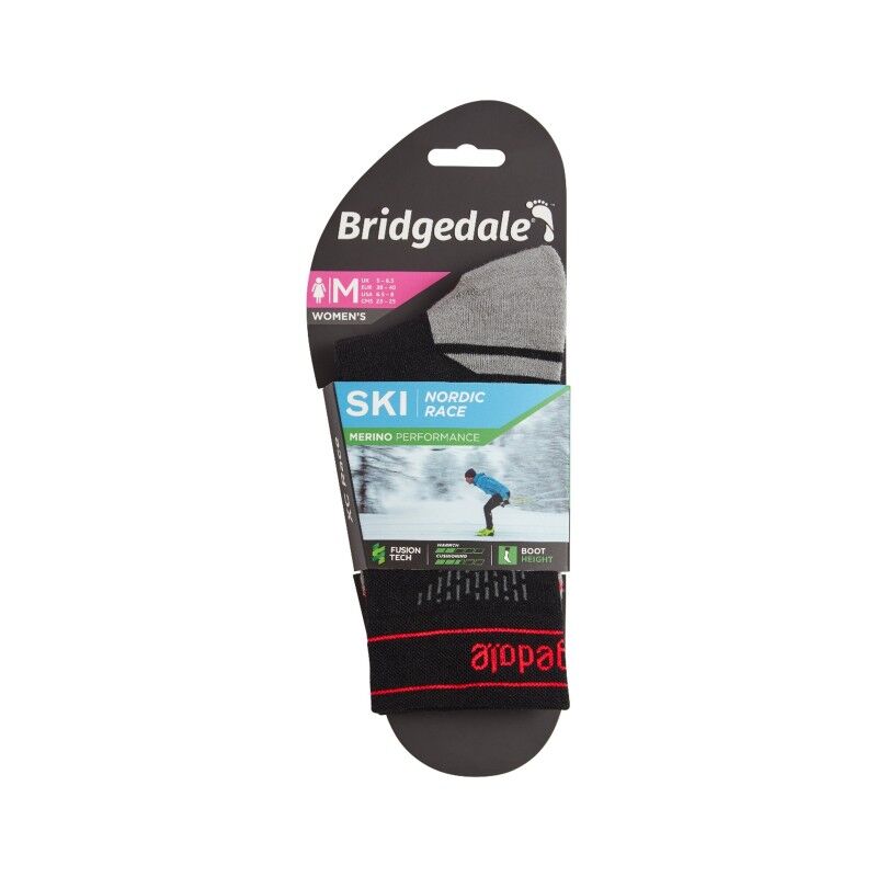 Bridgedale Ski Nordic Race Merino Performance Boot - Meias ski mulher | Hardloop