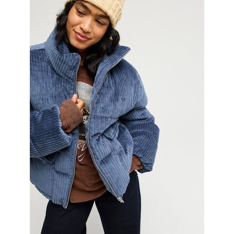 Roxy Crystal Fade Corduroy - Donsjack - Dames | Hardloop