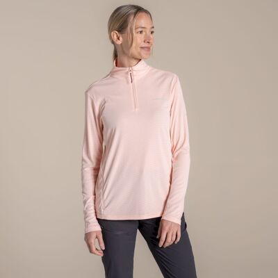 NosiLife SolarShield+ Half Zip Top - UV Protection T-shirt - Women's