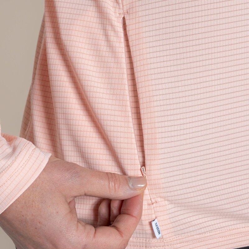 Craghoppers NosiLife SolarShield+ Half Zip Top - T-shirt anti uv femme | Hardloop