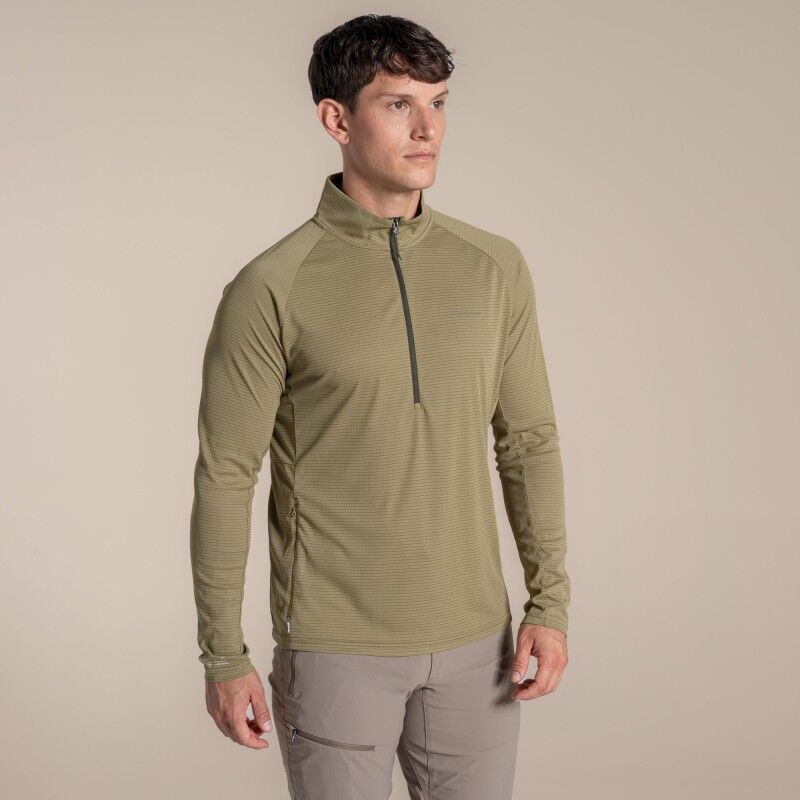 NosiLife SolarShield+ Half Zip Top - UV-beskyttelse T-shirts - Herrer