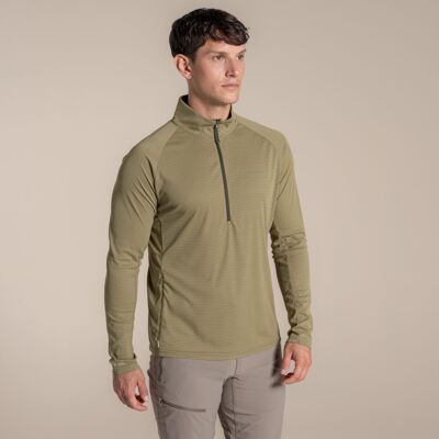 NosiLife SolarShield+ Half Zip Top - UV Protection T-shirt - Men's