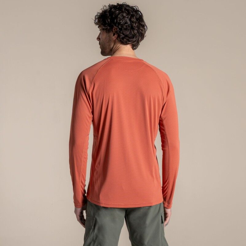 Craghoppers NosiLife SolarShield+ Long Sleeved T-Shirt - UV Protection T-shirt - Men's | Hardloop