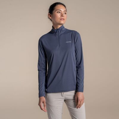 NosiLife SolarShield+ Half Zip Top - Damski UV Shirts