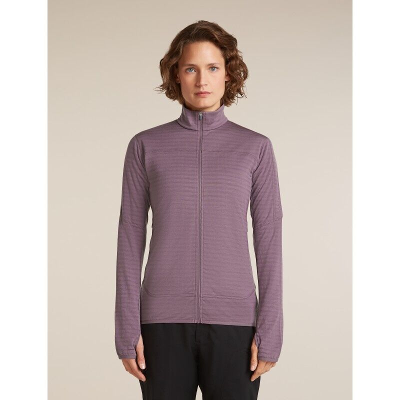 Women Merino Blend 300 RealFleece™ Descender LS Zip - Merino Fleecetakki - Naiset