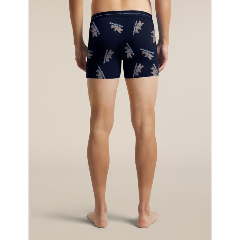 icebreaker Men Merino 150 Anatomica Boxers Bear Tour AOP - Boxer de lana merino | Hardloop