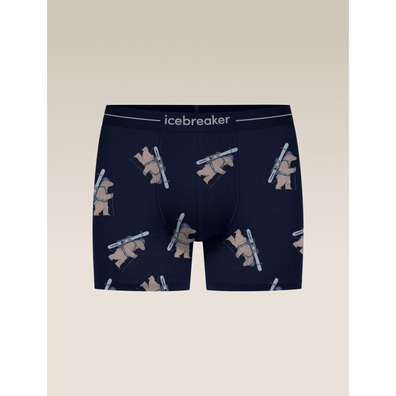 Men Merino 150 Anatomica Boxers Bear Tour AOP - Boxer laine mérinos homme