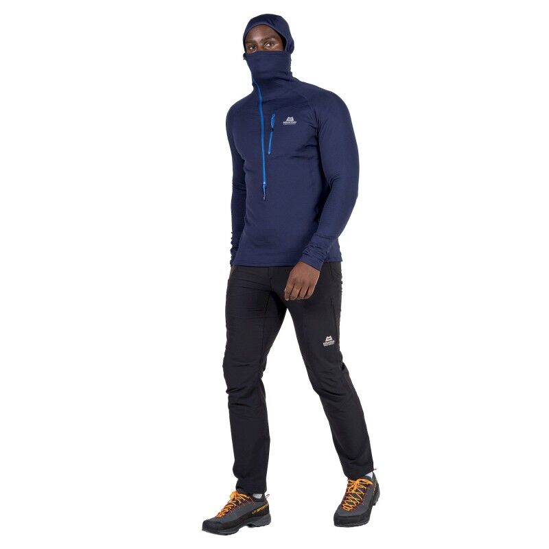 Mountain Equipment Eclipse Hooded Zip T - Polar homem | Hardloop
