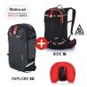 Arva Switch Mix Bundle Ride18+Explore30 - Avalanche airbag backpack | Hardloop