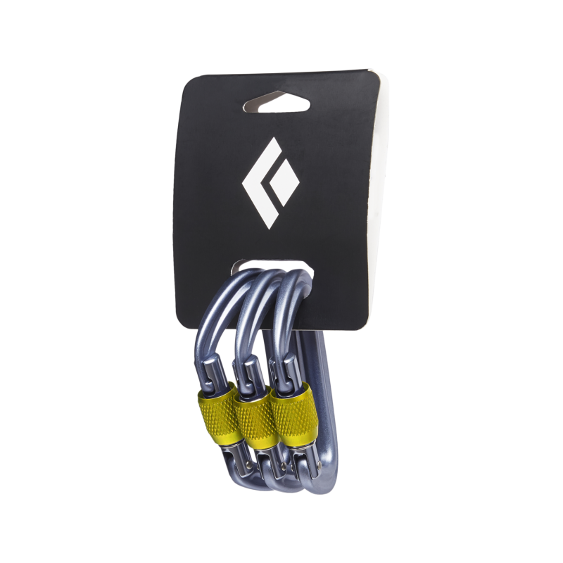 Black Diamond Liteforge Screwgate 3 Pack - Mosquetón