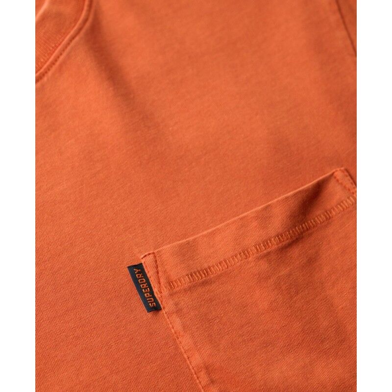 Superdry Essential Washed Pocket Tee - T-paita - Miehet | Hardloop