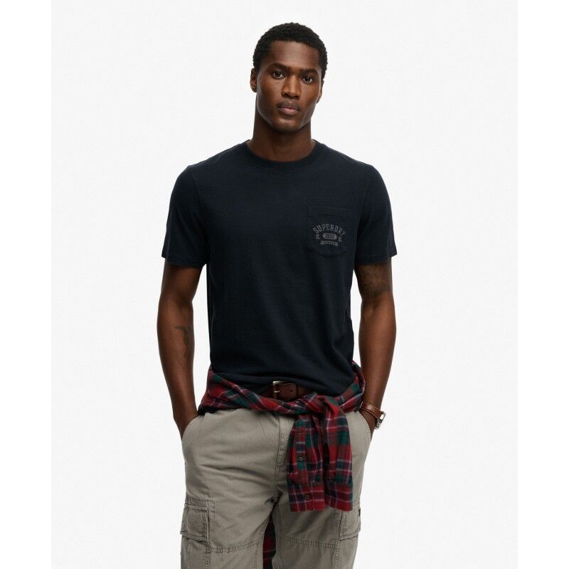 Superdry Vintage Prep Relaxed Pocket T-Shirt - T-shirt - Heren | Hardloop