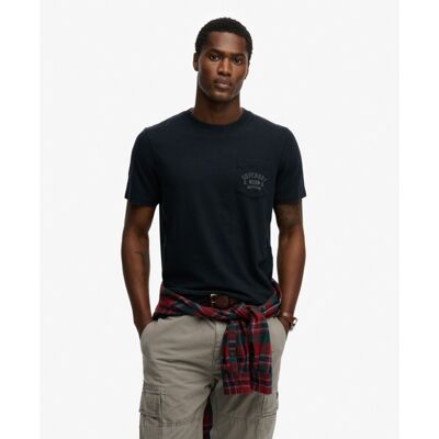 Vintage Prep Relaxed Pocket T-Shirt - T-shirt - Herr