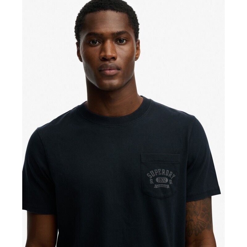 Superdry Vintage Prep Relaxed Pocket T-Shirt - Camiseta - Hombre | Hardloop