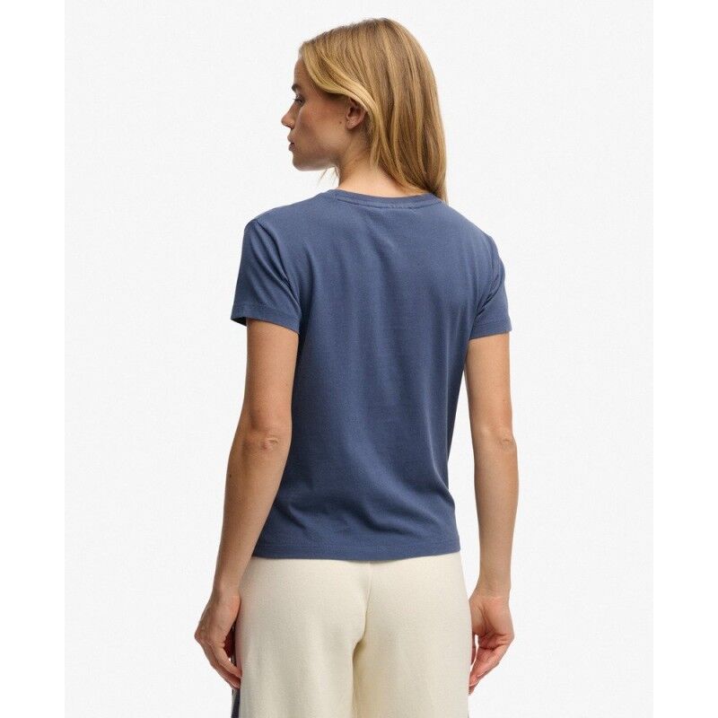 Superdry Essential Logo Fitted T-shirt - T-shirt - Dam | Hardloop