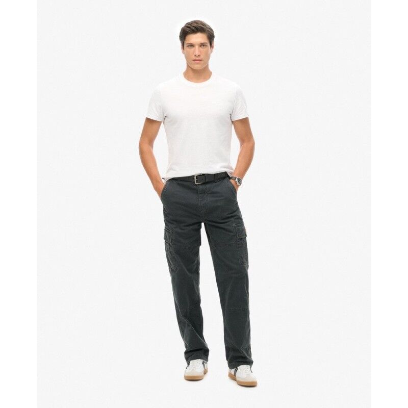 Organic Cotton Baggy Cargo Pants - Trousers - Men's