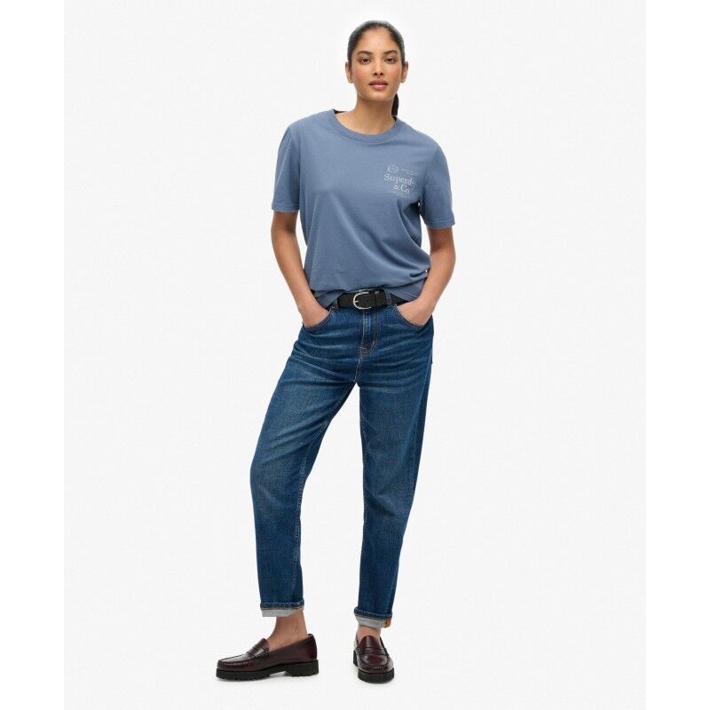 Superdry Luxe Casual Relaxed T-Shirt - Camiseta - Mujer | Hardloop