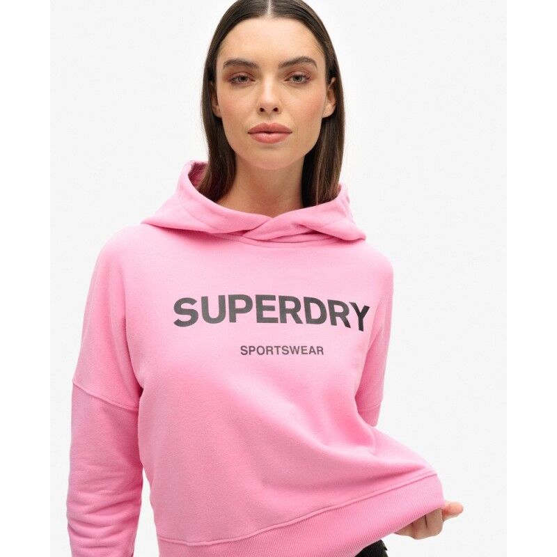 Superdry Core Sport Crop Box Hoodie - Hoodie - Women's | Hardloop