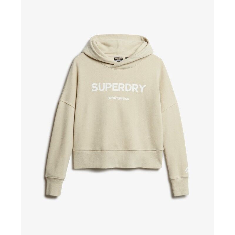 Superdry Core Sport Crop Box Hoodie - Sweatshirt à capuche femme | Hardloop