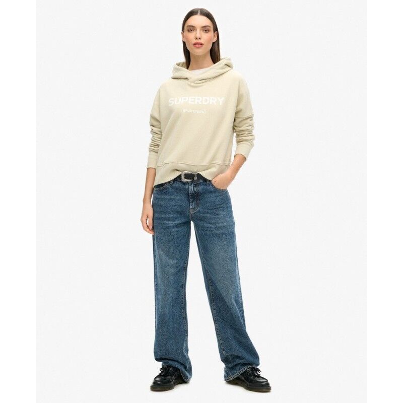 Superdry Core Sport Crop Box Hoodie - Hoodie - Women's | Hardloop