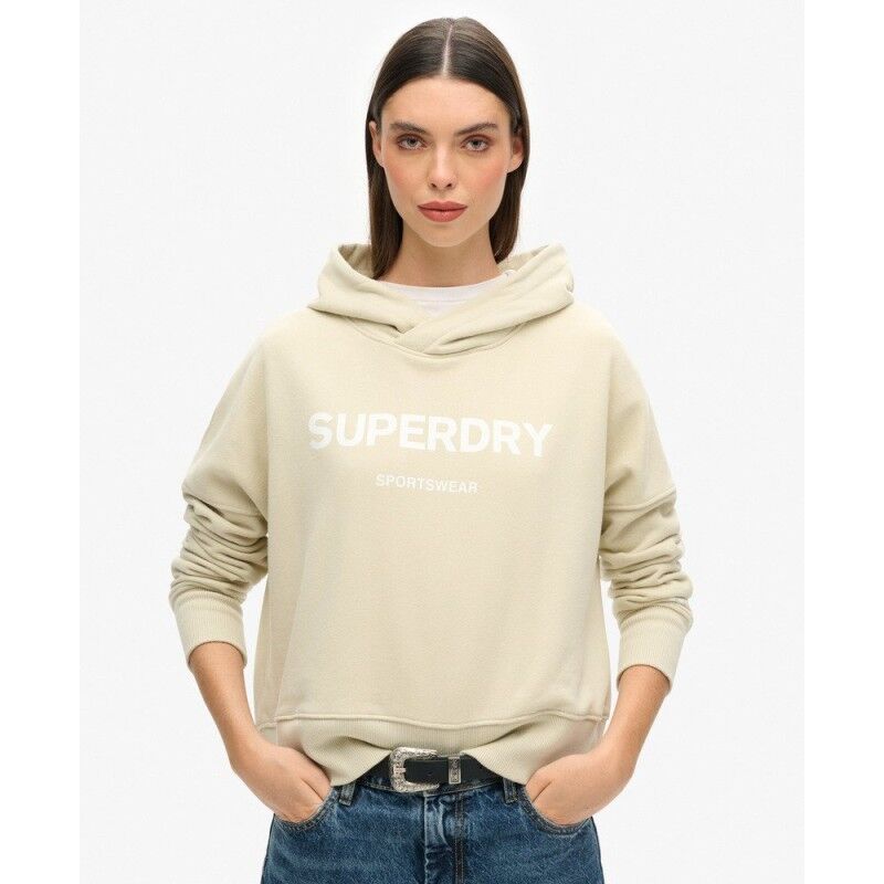 Core Sport Crop Box Hoodie - Hoodie - Women's