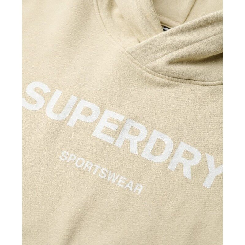 Superdry Core Sport Crop Box Hoodie - Sweatshirt à capuche femme | Hardloop