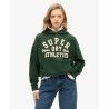 Superdry Athletic Essentials Applique Oversized Hoodie - Sweatshirt à capuche femme | Hardloop