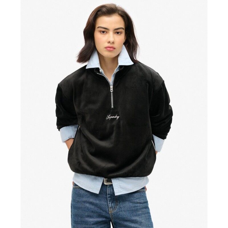 Country Club Velour Half Zip - Sweatshirt femme