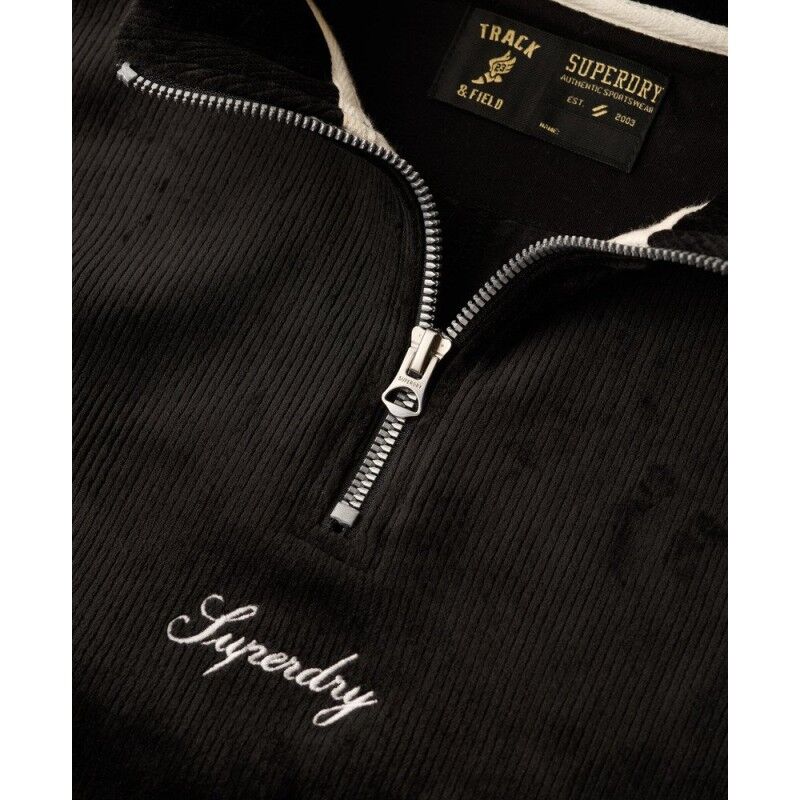 Superdry Country Club Velour Half Zip - Jumper - Women's | Hardloop