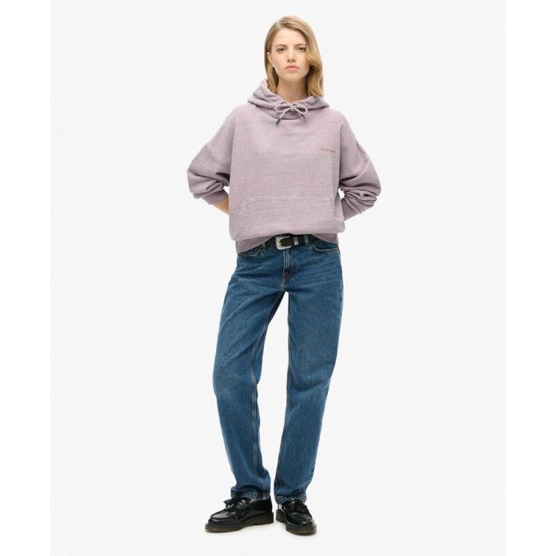 Superdry Essential Logo Overdyed Hoodie - Hoodie - Women's | Hardloop