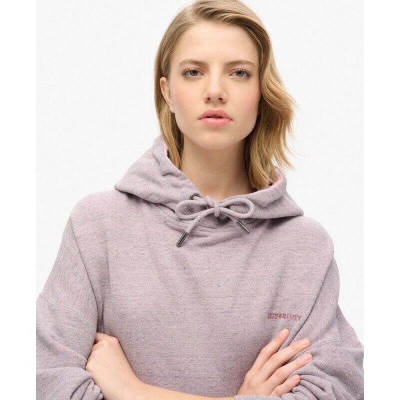 Superdry Essential Logo Overdyed Hoodie - Munkjacka - Dam | Hardloop