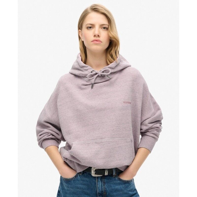 Superdry Essential Logo Overdyed Hoodie - Sudadera - Mujer | Hardloop