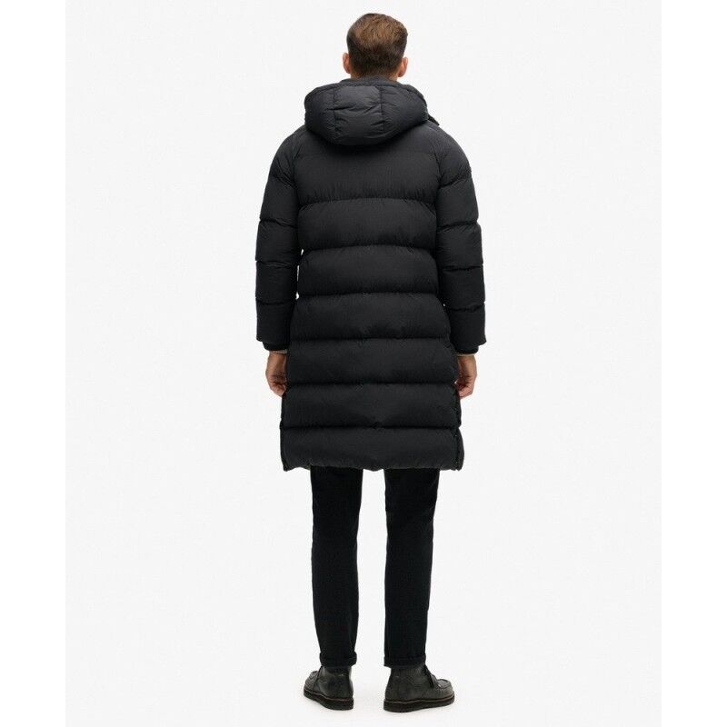 Superdry Hooded Longline Puffer Jacket - Kunstfaserjacke - Herren | Hardloop