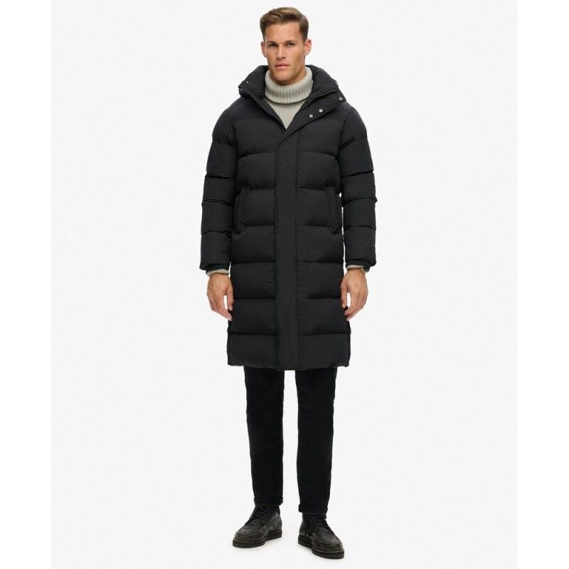 Superdry Hooded Longline Puffer Jacket - Synthetic jacket - Men's | Hardloop