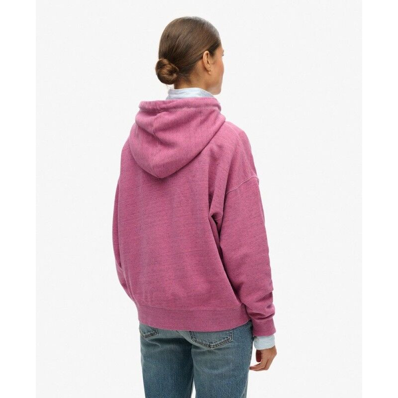 Superdry Essential Logo Overdyed Zip Hoodie - Sweatshirt à capuche femme | Hardloop