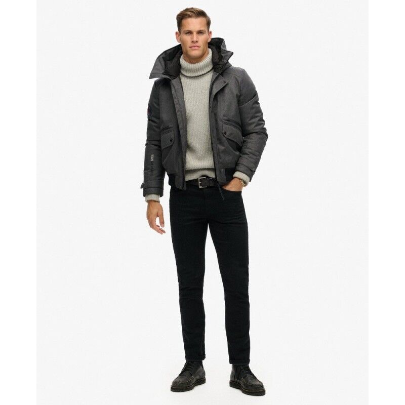 Superdry City Tweed Padded Bomber Jacket - Synthetic jacket - Men's | Hardloop
