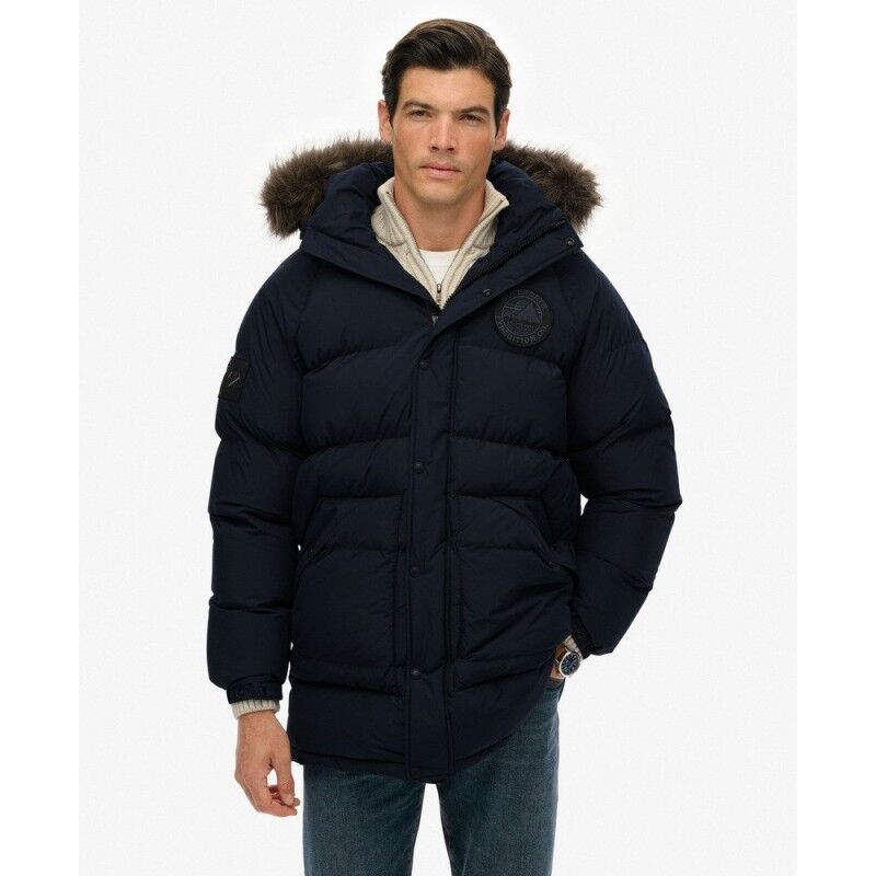 Superdry Everest Longline Baffled Parka - Parka homme | Hardloop