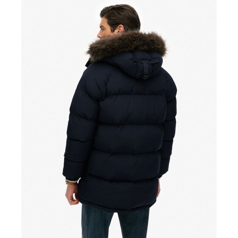 Superdry Everest Longline Baffled Parka - Parka - Herr | Hardloop